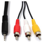 CABLE MINI PLUG - 3 RCA 1,5 MTS