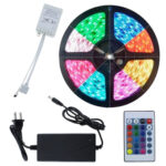 TIRA LED RGB 5050 5 MTS + CONTROL REMOTO