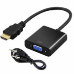 ADAPTADOR CABLE HDMI A VGA CON AUDIO