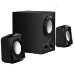 PARLANTE GENIUS SW-2.1 300 NEGRO - Imagen 2