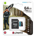 MEMORIA MICRO SD KINGSTON CANVAS GO PLUS 64 GB C10 170 MBPS
