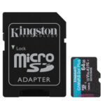 MEMORIA MICRO SD KINGSTON CANVAS GO PLUS 64 GB C10 170 MBPS - Imagen 2