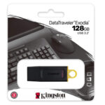 PEN DRIVE KINGSTON 128 GB DTX NEGRO