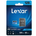 MEMORIA MICRO SD LEXAR 128 GB A1 U3 100 MBPS 633X