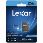 MEMORIA MICRO SD LEXAR 256 GB A1 U3 100 MBPS 633X