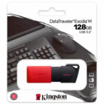 PEN DRIVE KINGSTON 128 GB DTX M NEGRO/ROJO
