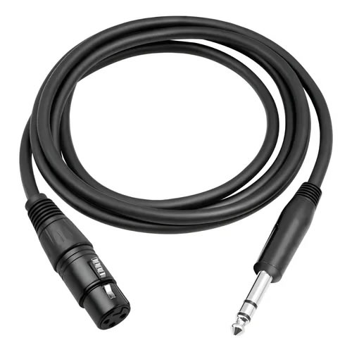 Cable Plug 6.3mm Macho - XLR Hembra 1,5 Mts CABLE PLUG 6.3MM MACHO - XLR HEMBRA 1,5 MTS - Imagen 1