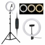 ARO LUZ LED 12" 30 CM LED-83078 CON TRIPODE 2 MTS