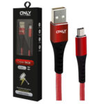 CABLE ONLY THOR 4.4A MICRO USB ROJO