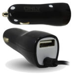 CARGADOR RAPIDO 12V ONLY 3.1A MICRO USB + 1 PUERTO USB - Imagen 2