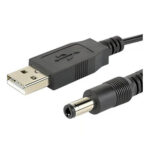 CABLE USB A PLUG 5.5 X 2.1 MM