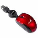 MOUSE GENIUS MICRO TRAVELER ROJO