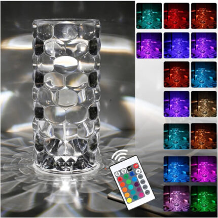 LAMPARA LED RGB ACRILICO 21CM G75-043A3