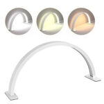 LAMPARA LED MEDIA LUNA ARCO 10W BLANCO