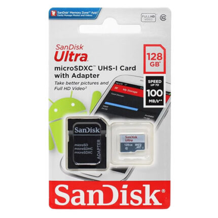 MEMORIA MICRO SD SANDISK ULTRA 128 GB C10 100 MBPS