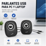 PARLANTE GENIUS SP-Q160 NEGRO/GRIS