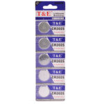 PILA T&E CR2025 3V X 5U