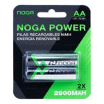 PILA RECARGABLE AA NOGANET 2.900 MAH X 2 UNIDADES
