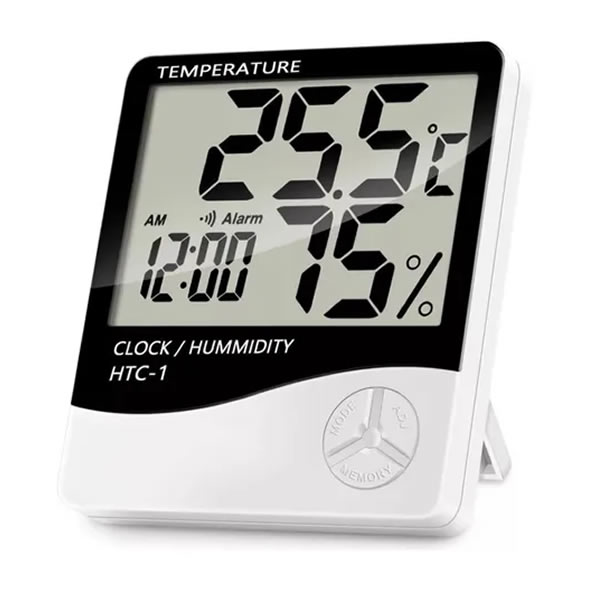 Reloj medidor temperatura y humedad HTC-1 RELOJ MEDIDOR TEMPERATURA Y HUMEDAD HTC-1 - Imagen 1