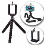 TRIPODE FLEXIBLE + ADAPTADOR CELULAR