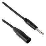 CABLE PLUG 6.3MM MACHO - XLR MACHO 5 MTS
