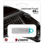 PEN DRIVE KINGSTON 64 GB DTX BLANCO
