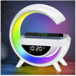 LAMPARA LED RGB CON PARLANTE Y RELOJ BT-3401