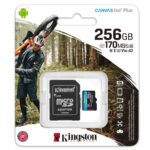 MEMORIA MICRO SD KINGSTON CANVAS GO PLUS 256 GB C10 170 MBPS