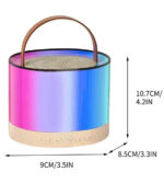 PARLANTE PORTATIL RGB CON MICROFONO K52 BEIGE - Imagen 2