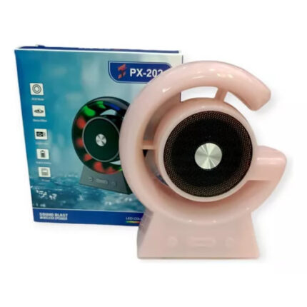 PARLANTE BLUETOOTH PX-202 CON LUZ RGB