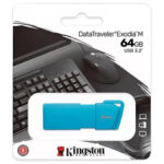 PEN DRIVE KINGSTON 64 GB DTX M CELESTE