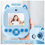 CAMARA CON IMPRESORA KPC-2C CELESTE - Imagen 3