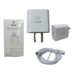 CARGADOR RAPIDO 220V TIME USB-C 21W + CABLE C A C 1 MT