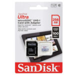 MEMORIA MICRO SD SANDISK ULTRA 256 GB C10 100 MBPS