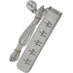 PROLONGADOR ZAPATILLA 220V 5 TOMAS CON TECLA Y CABLE 1,5 MTS