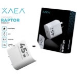 CARGADOR RAPIDO 220V XAEA RAPTOR 9V USB-C 45W