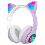 AURICULAR BLUETOOTH AU-16015 OREJAS LILA