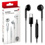 AURICULAR GENIUS HS-M365 TIPO C NEGRO