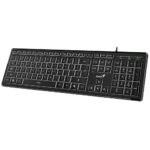 TECLADO GENIUS SLIMSTAR 820 USB LUZ