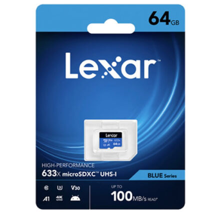 MEMORIA MICRO SD LEXAR 64 GB A1 U3 100 MBPS SIN ADAPTADOR