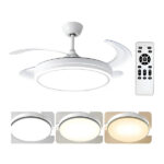 VENTILADOR DE TECHO CON LUZ LED TIME BLANCO