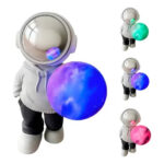 LAMPARA ASTRONAUTA C/ PARLANTE + AURICULAR BT-21013