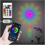 TIRA LUZ LED FUEGOS ARTIFICIALES RGB BLUETOOTH M9029