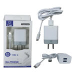 CARGADOR 220V TIME (TMCC818) TIPO C 3.1A 5V  + 2 USB