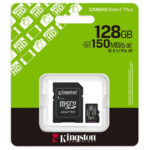 MEMORIA MICRO SD KINGSTON CANVAS PLUS 128 GB C10 150 MBPS