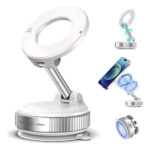 SOPORTE MAGNETICO CON VENTOSA PARA CELULAR XAEA BLANCO
