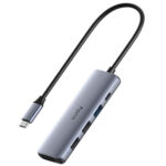HUB CUDY UH405 USB-C 5 EN 1