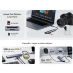 HUB CUDY UH407 USB-C 7 EN 1 - Imagen 3