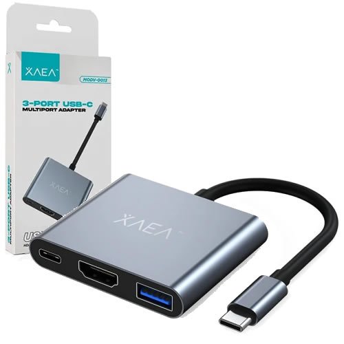 HUB XAEA USB-C MODV-0013 3 EN 1 HUB XAEA USB-C MODV-0013 3 EN 1 - Imagen 1