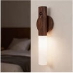 LAMPARA INTELIGENTE CON SENSOR MOVIMIENTO MARRON OSCURO